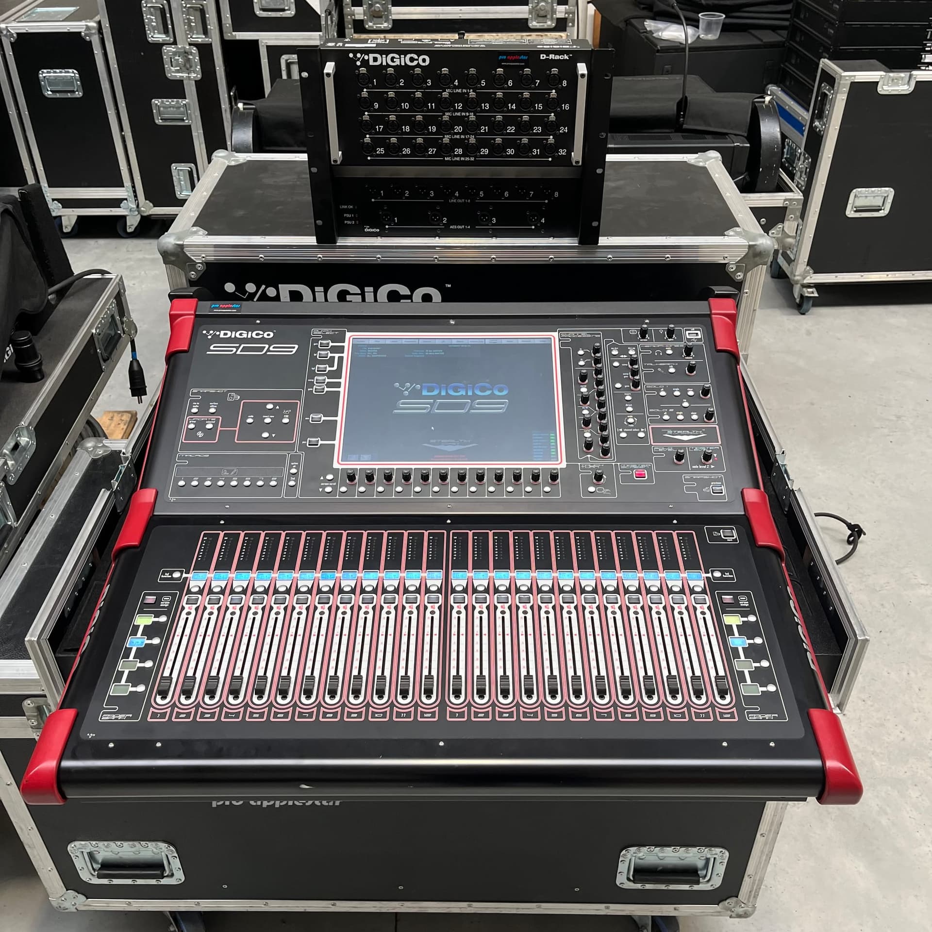 DiGiCo SD9 Core2 + D-Rack package