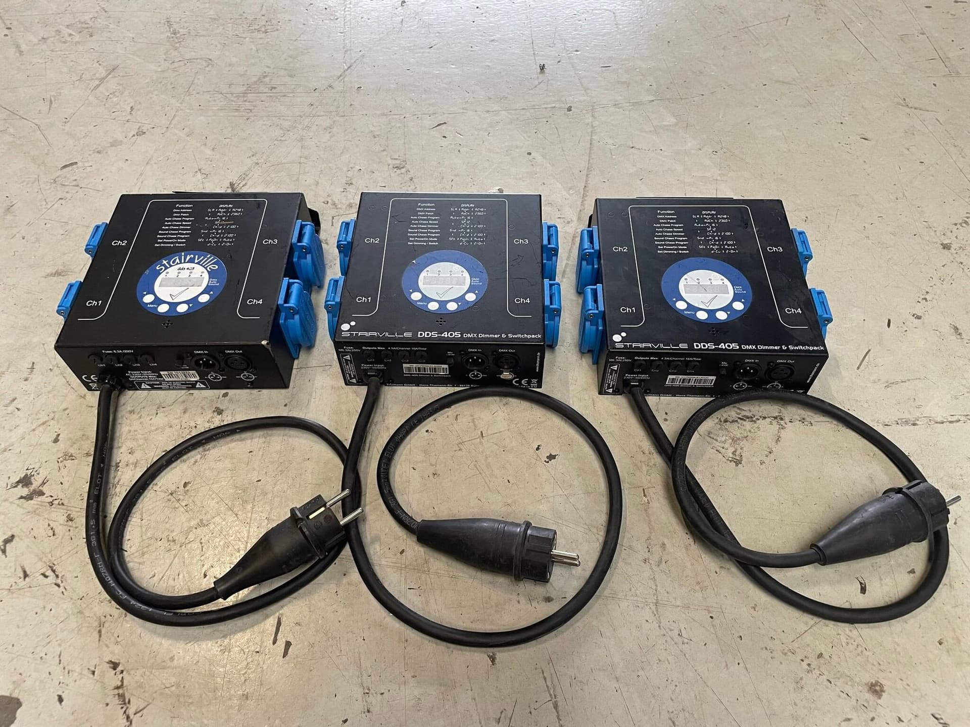 Stairville DDS-405 DMX dimmer package