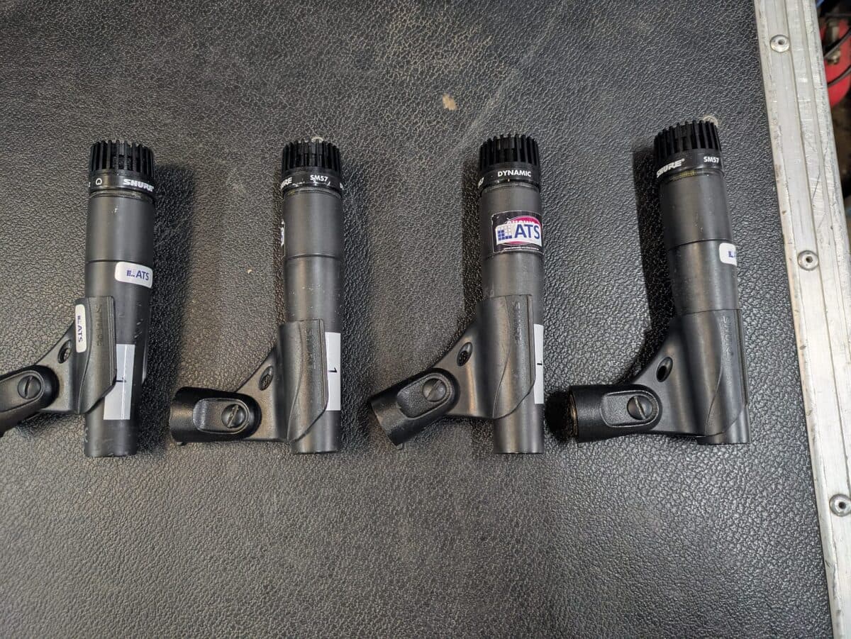 Set de 4 Shure SM57 - set1