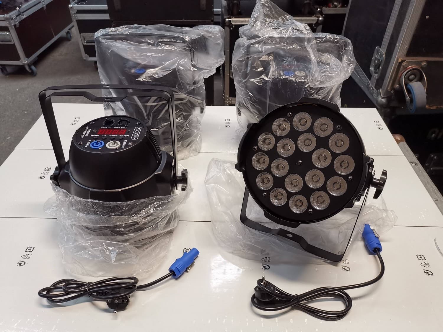 Lot de 2x PAR LED