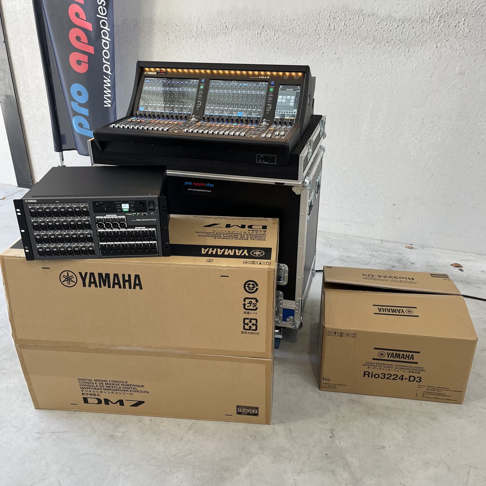 Yamaha DM7 + Rio3224-D3 package
