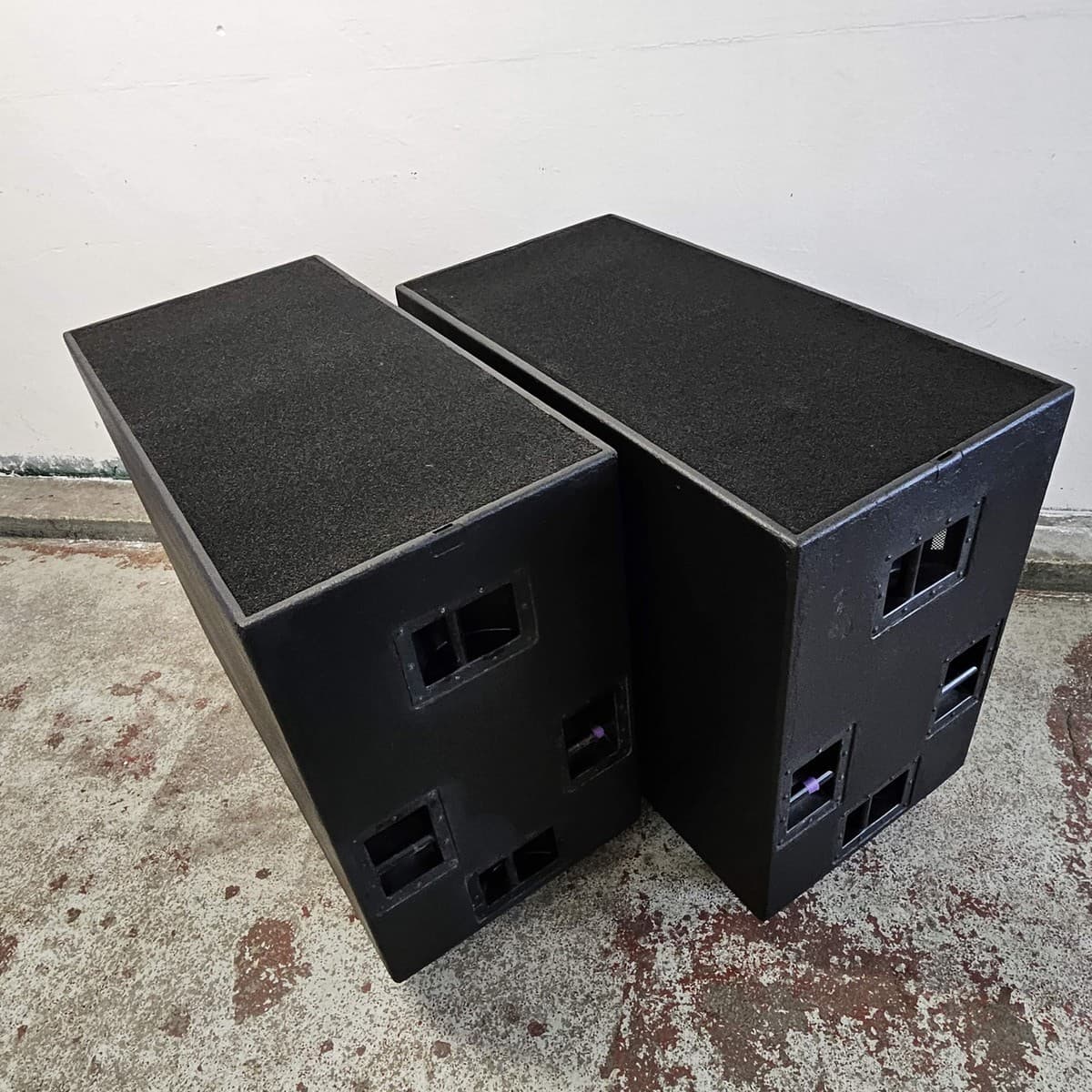 Lot de 2x caissons de basse passifs